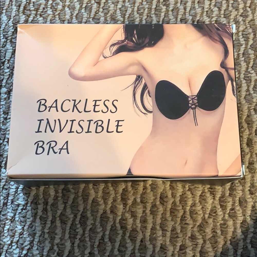 Sticky bra. Backless and strapless.